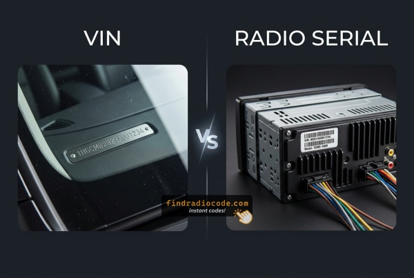 Can you get a car radio code from the VIN number explained
