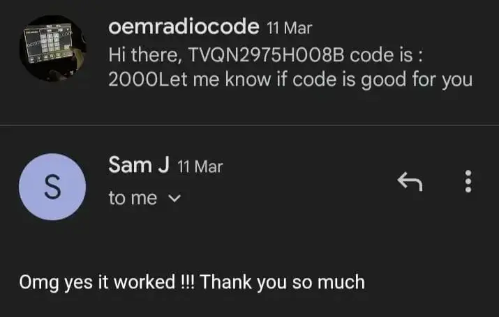 Customer review